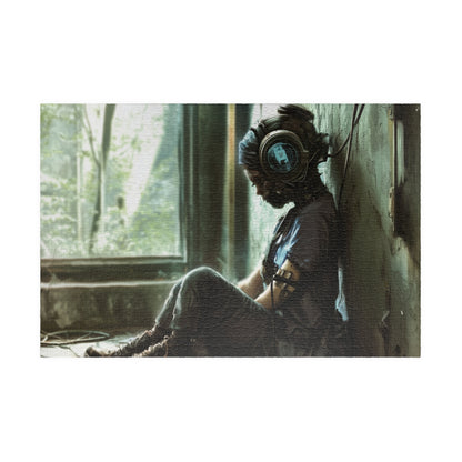 Plugged In, A Dystopian Virtual Connection (jigsaw puzzle)