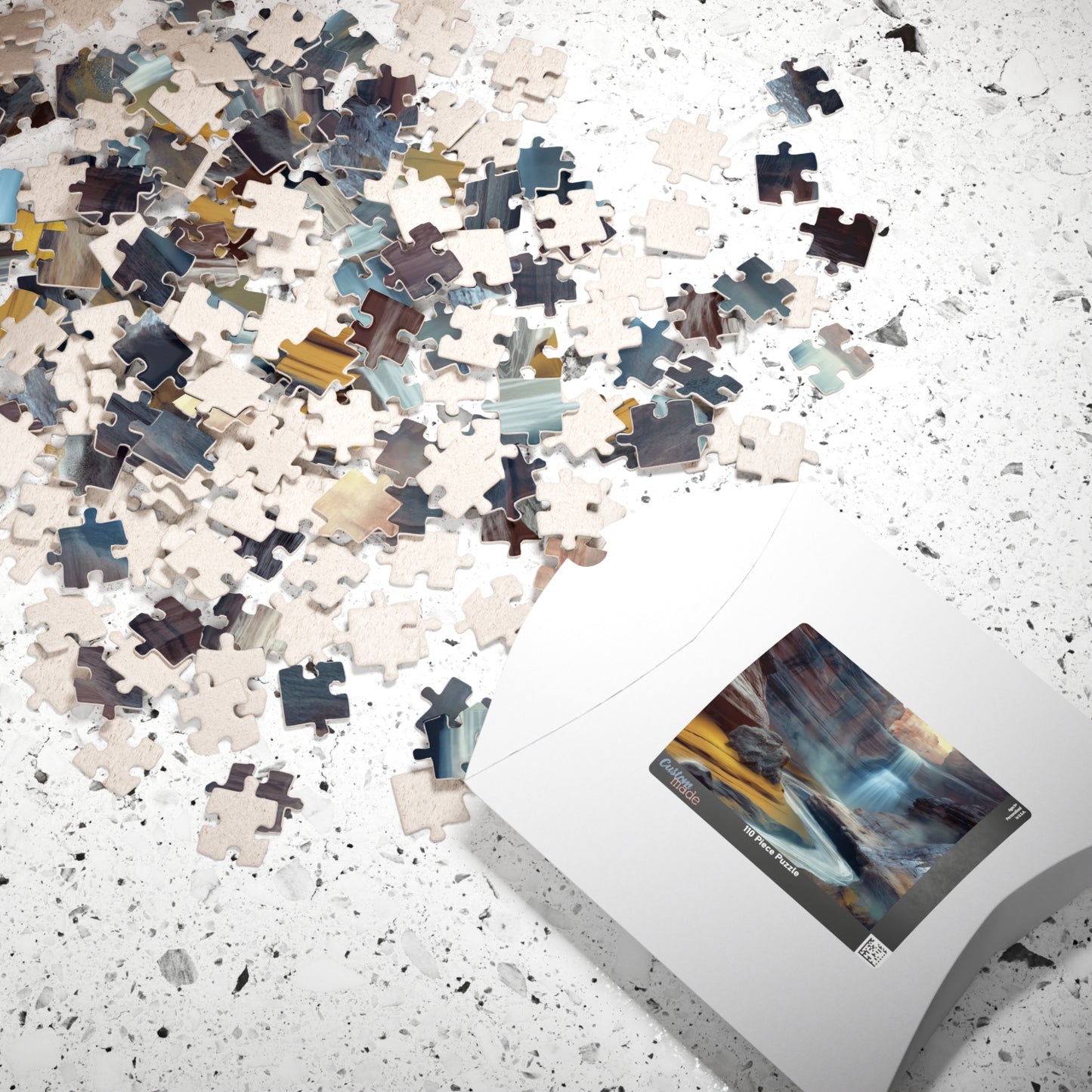 Waterfall on Mars, Gift from the Dirt (Jigsaw Puzzle)