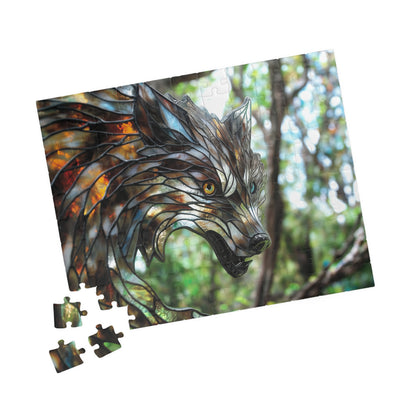 Lupine Prism, Crystalline Wolf (Jigsaw Puzzle)