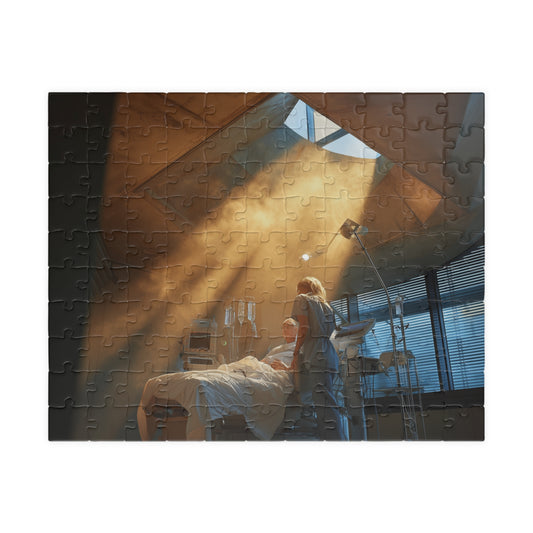 Quiet Heroine, Hope Woven in White (Jigsaw Puzzle)