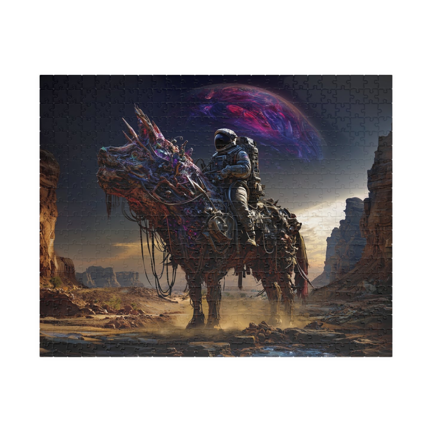 Echo and the Astronaut, The Iron Steed of Andromeda (Jigsaw Puzzle)