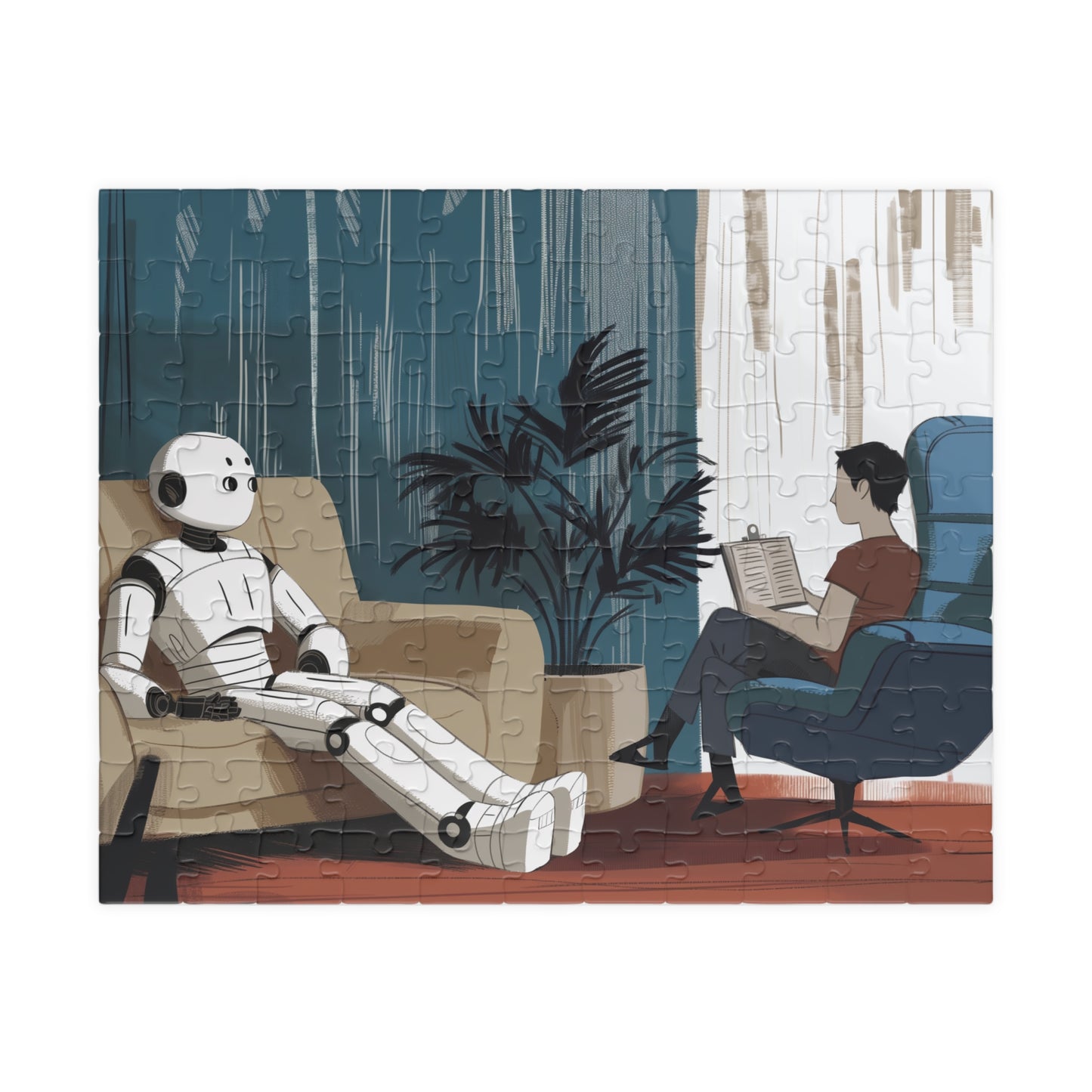 Robot Therapy, Digital Depression (jigsaw puzzle)