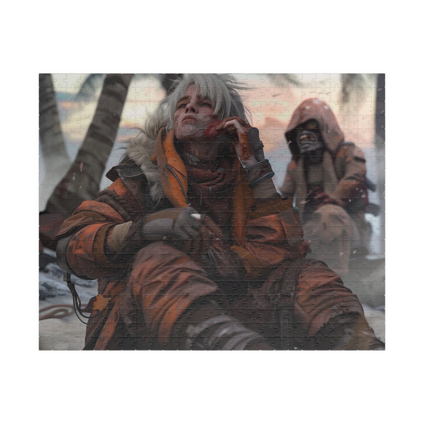 Wasteland Sustenance, A Scavenger's Lunch (Jigsaw Puzzle)