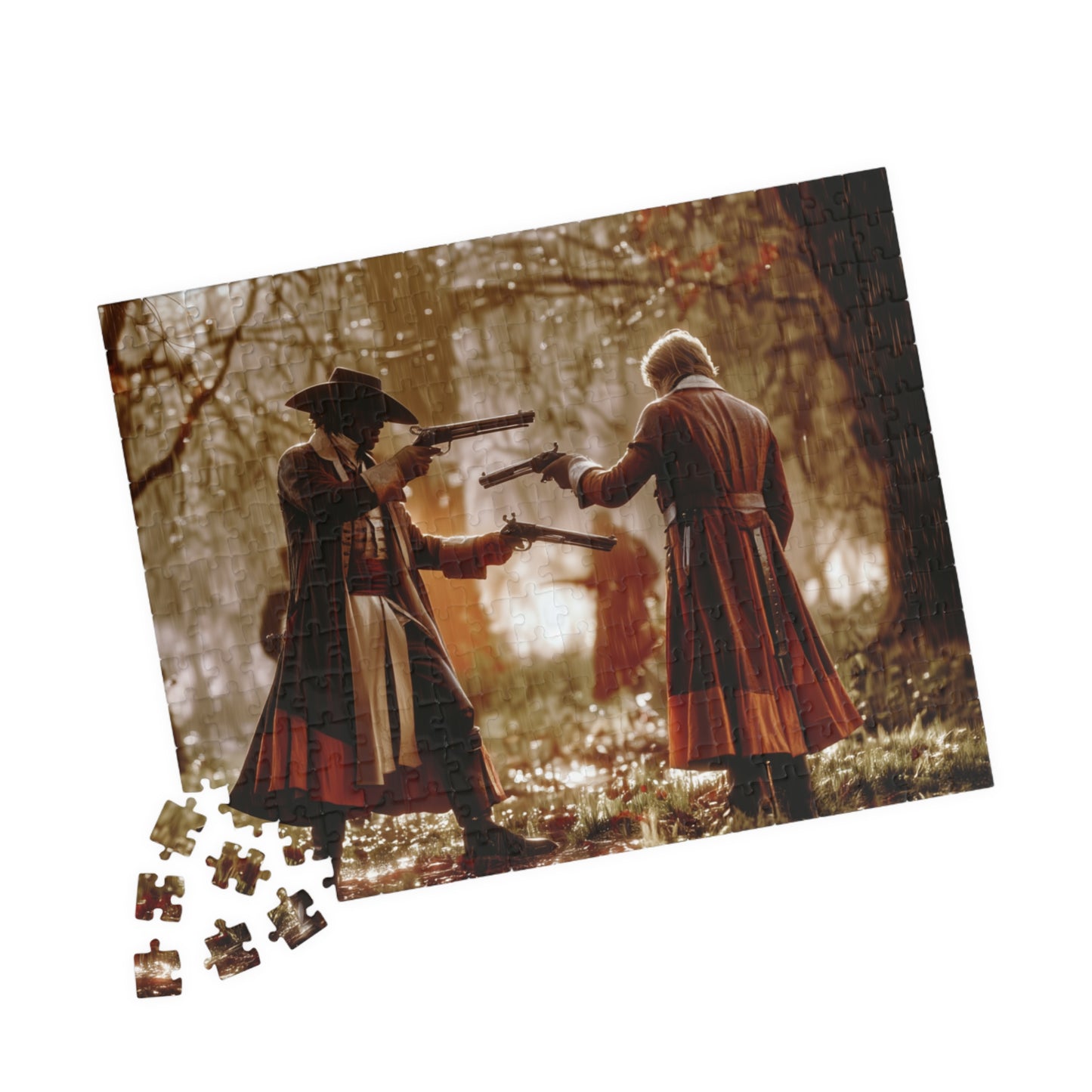 The Duel At Dawn, Gunsmoke and Resolve (Jigsaw Puzzle)