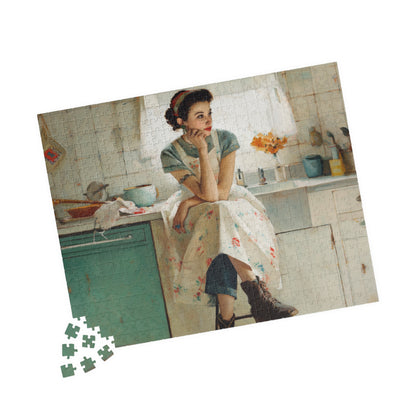 Lipstick and Leather, Good Housekeeping Gone Rogue (Jigsaw Puzzle)