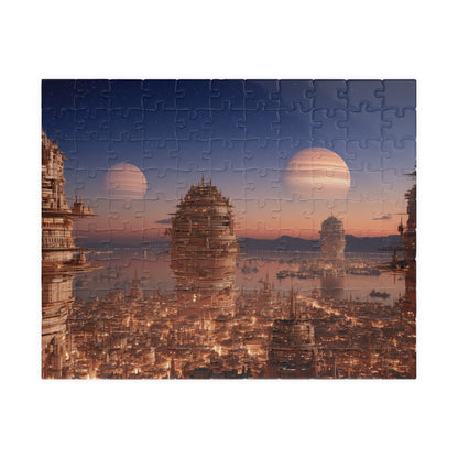 Utopian Orbit, Cosmic City (Jigsaw Puzzle)