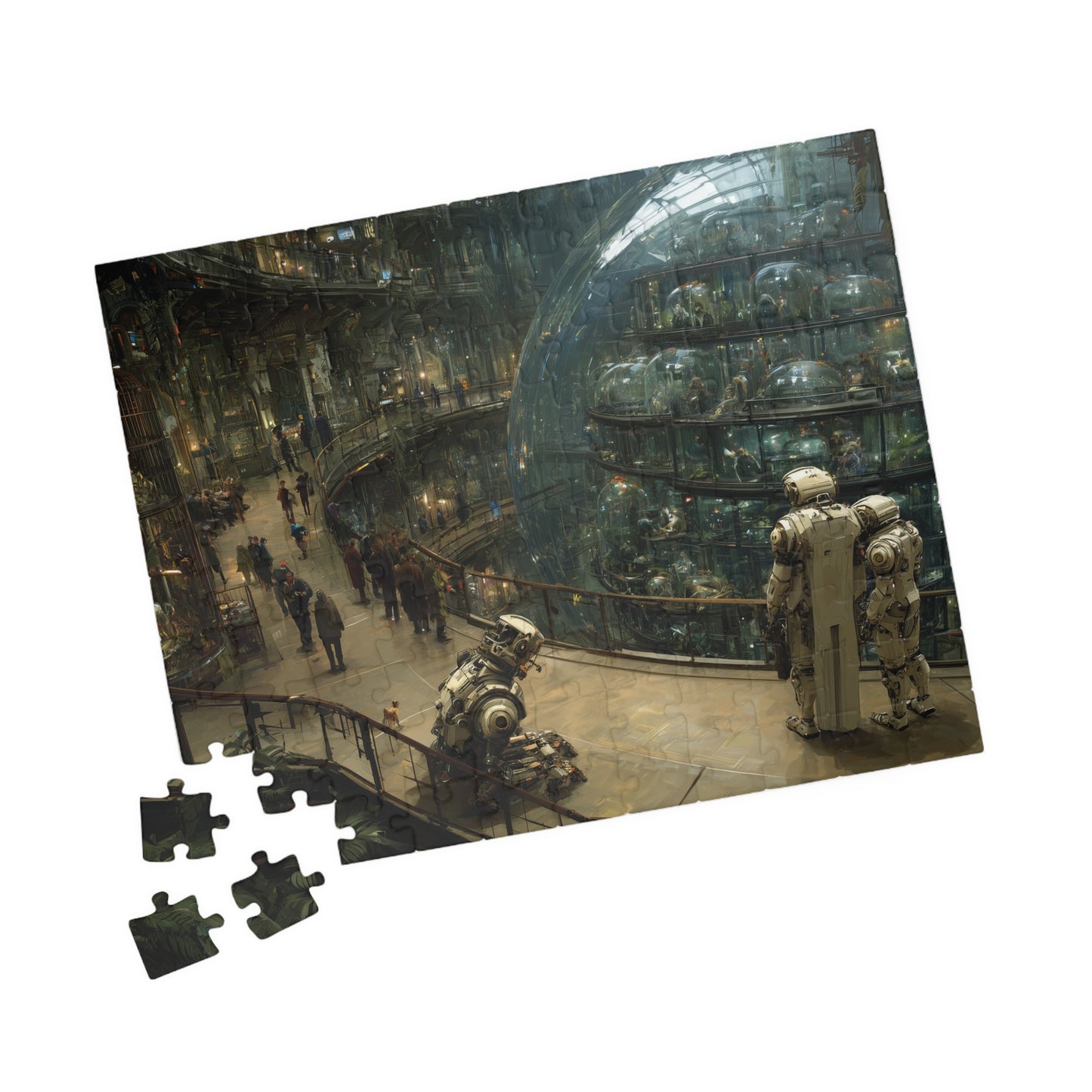 Glass Gardens of Tomorrow, Curators of the Forgotten Wild (Jigsaw Puzzle)