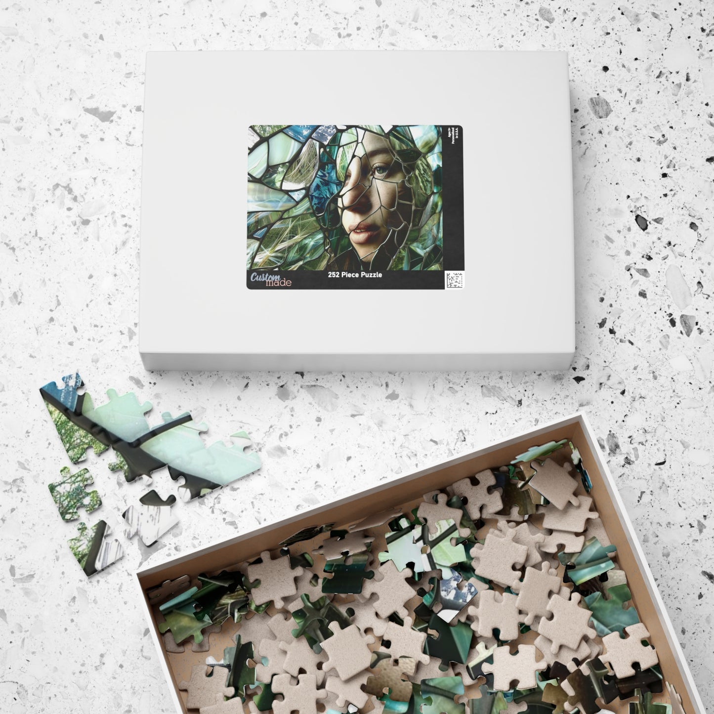 Human in Pieces, Shimmering Flesh (Jigsaw Puzzle)