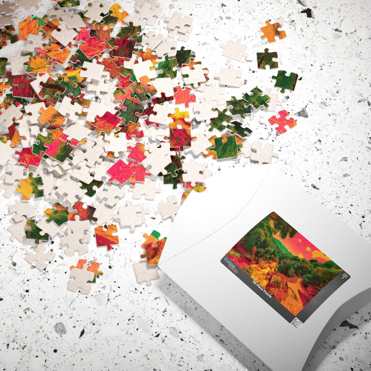 Chromatic Wilderness, Psychedelic Forest Dream (Jigsaw Puzzle)