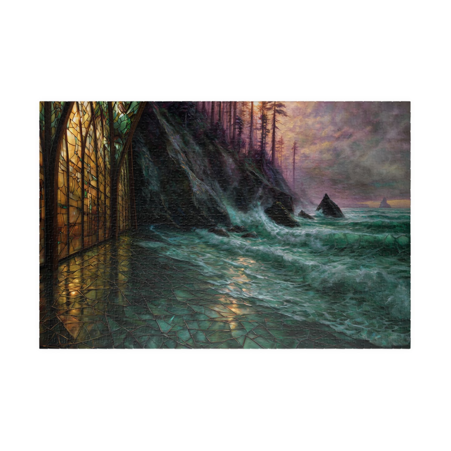 Pacific Hymn at Daybreak, Californian Dawn (Jigsaw Puzzle)