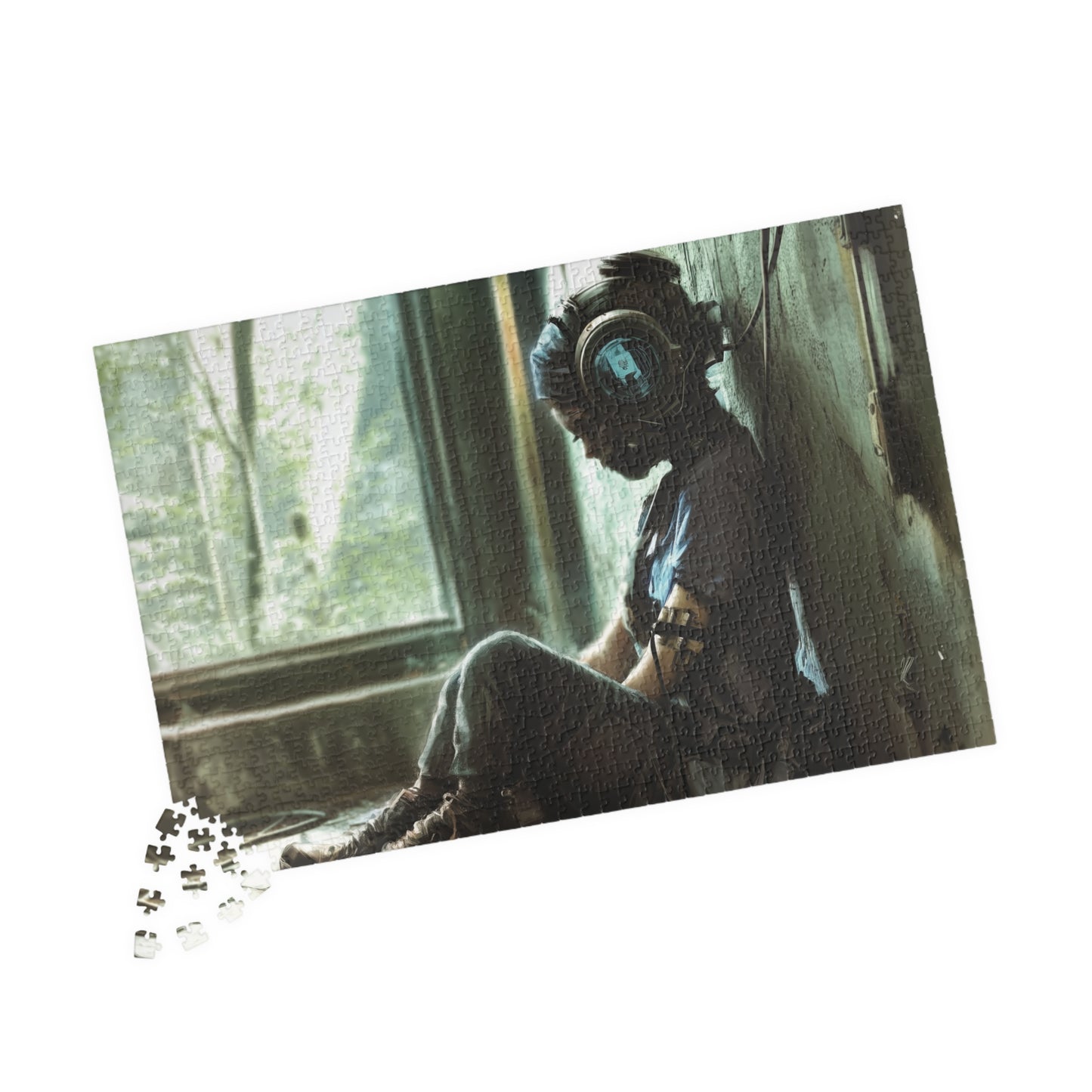 Plugged In, A Dystopian Virtual Connection (jigsaw puzzle)