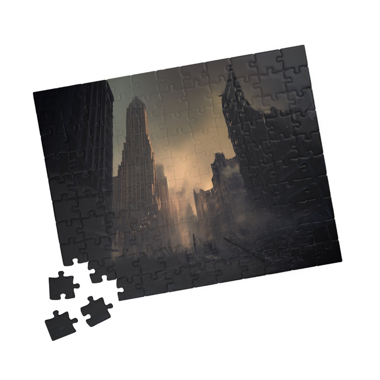 Urban Desolation, The Last Dawn of Metropolis (Jigsaw Puzzle)