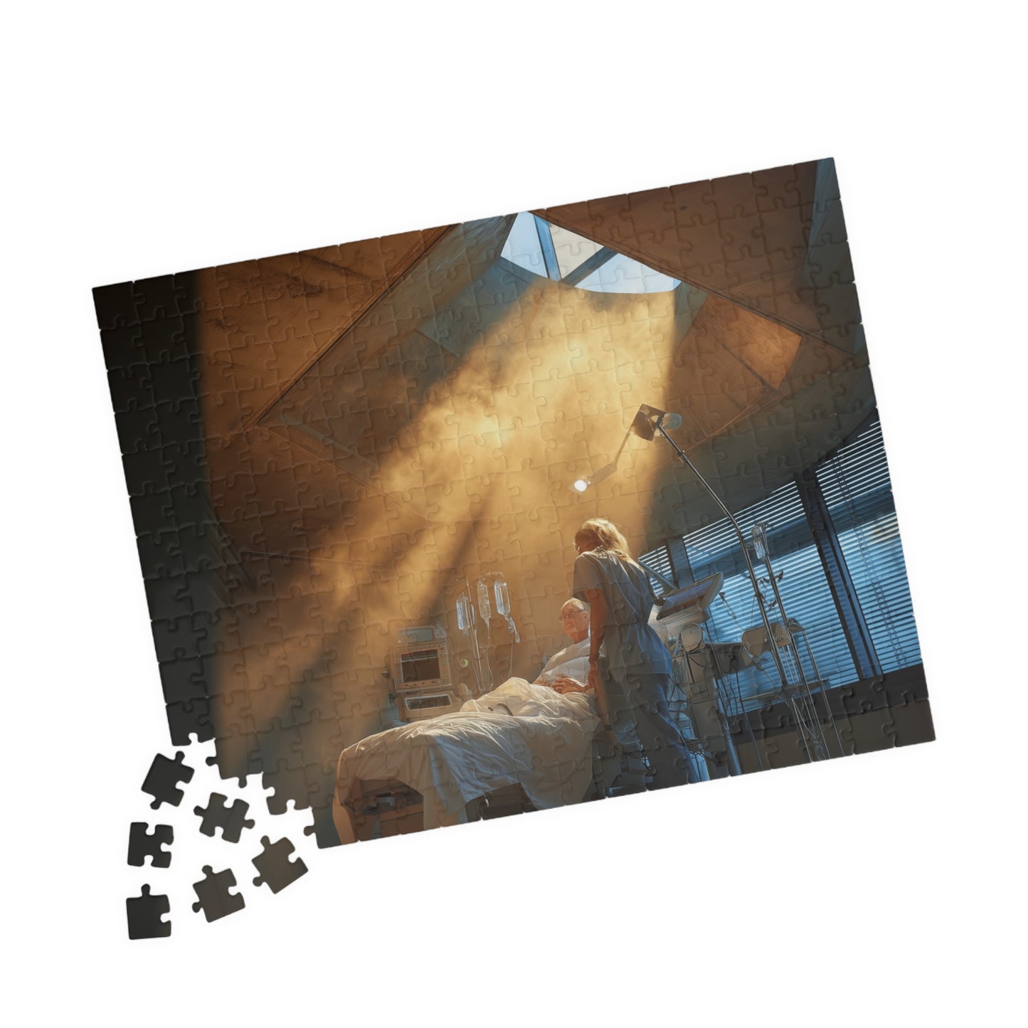 Quiet Heroine, Hope Woven in White (Jigsaw Puzzle)