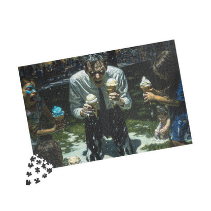 Frozen Delight Fanatic, The Man Who Could Not Stop (Jigsaw Puzzle)