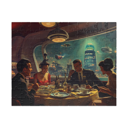 Nostalgic Tomorrow, Dinner in Space (Jigsaw Puzzle)