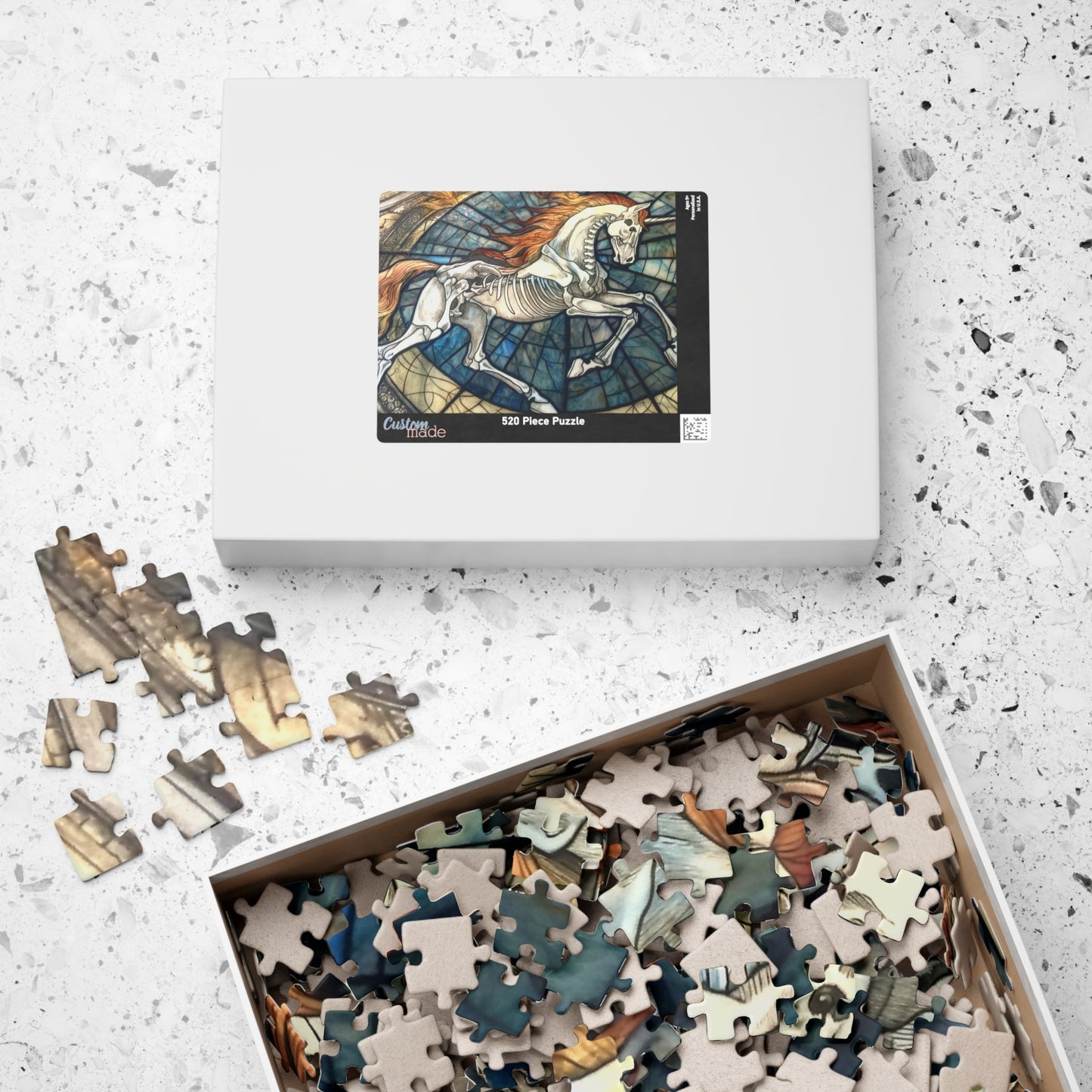 Phantom of the Glade, Stained Unicorn (Jigsaw Puzzle)