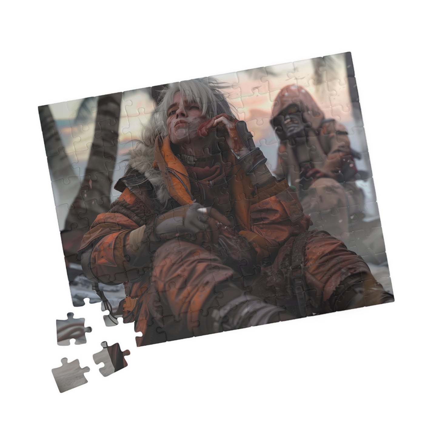 Wasteland Sustenance, A Scavenger's Lunch (Jigsaw Puzzle)