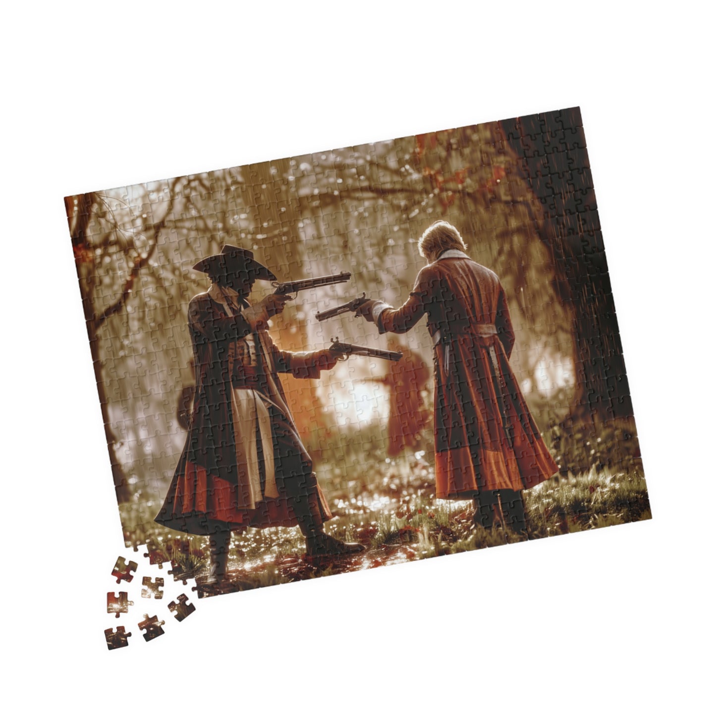 The Duel At Dawn, Gunsmoke and Resolve (Jigsaw Puzzle)