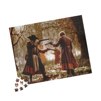 The Duel At Dawn, Gunsmoke and Resolve (Jigsaw Puzzle)