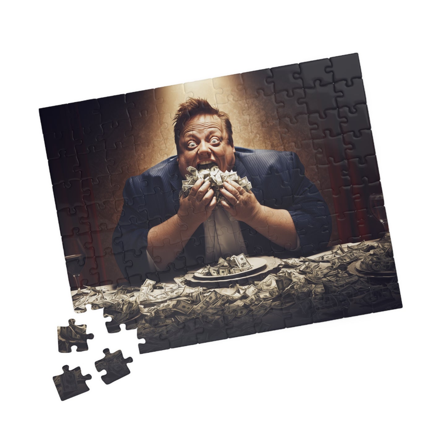 Feast of the Almighty Dollar, The Money Devourer (Jigsaw Puzzle)