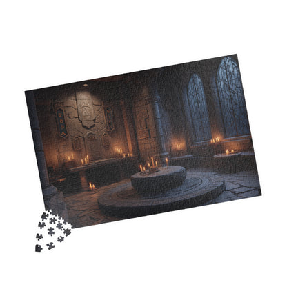 Stone and Candlelight, Dream of the Past (Jigsaw Puzzle)