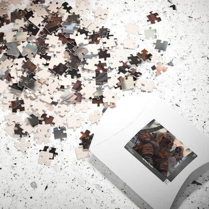 Wasteland Sustenance, A Scavenger's Lunch (Jigsaw Puzzle)