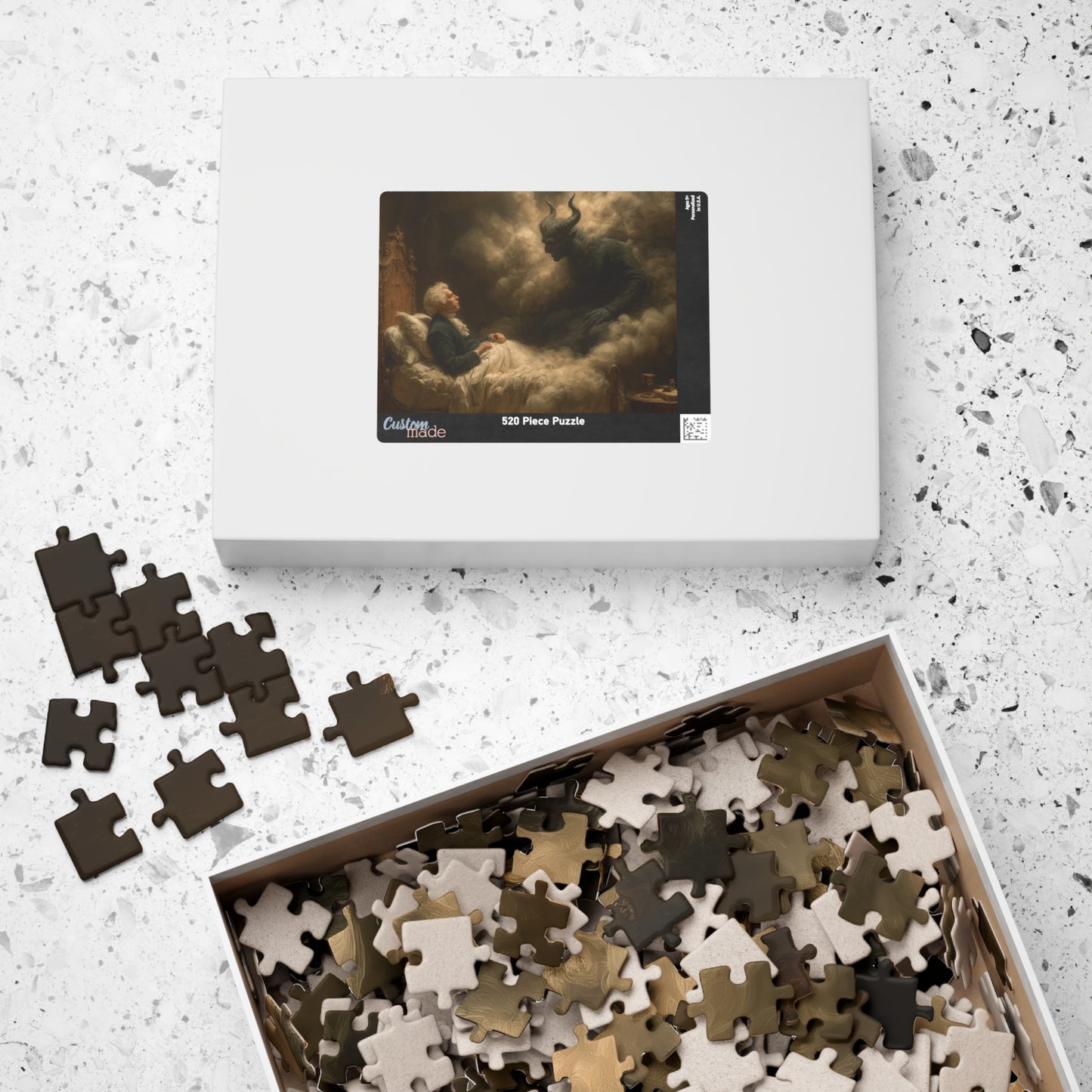 Dying Man's Vision, Last Rites and First Fears (Jigsaw Puzzle)