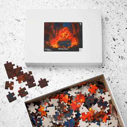 Getting Ready For Work, The Great Dumpster Fire (Jigsaw Puzzle)