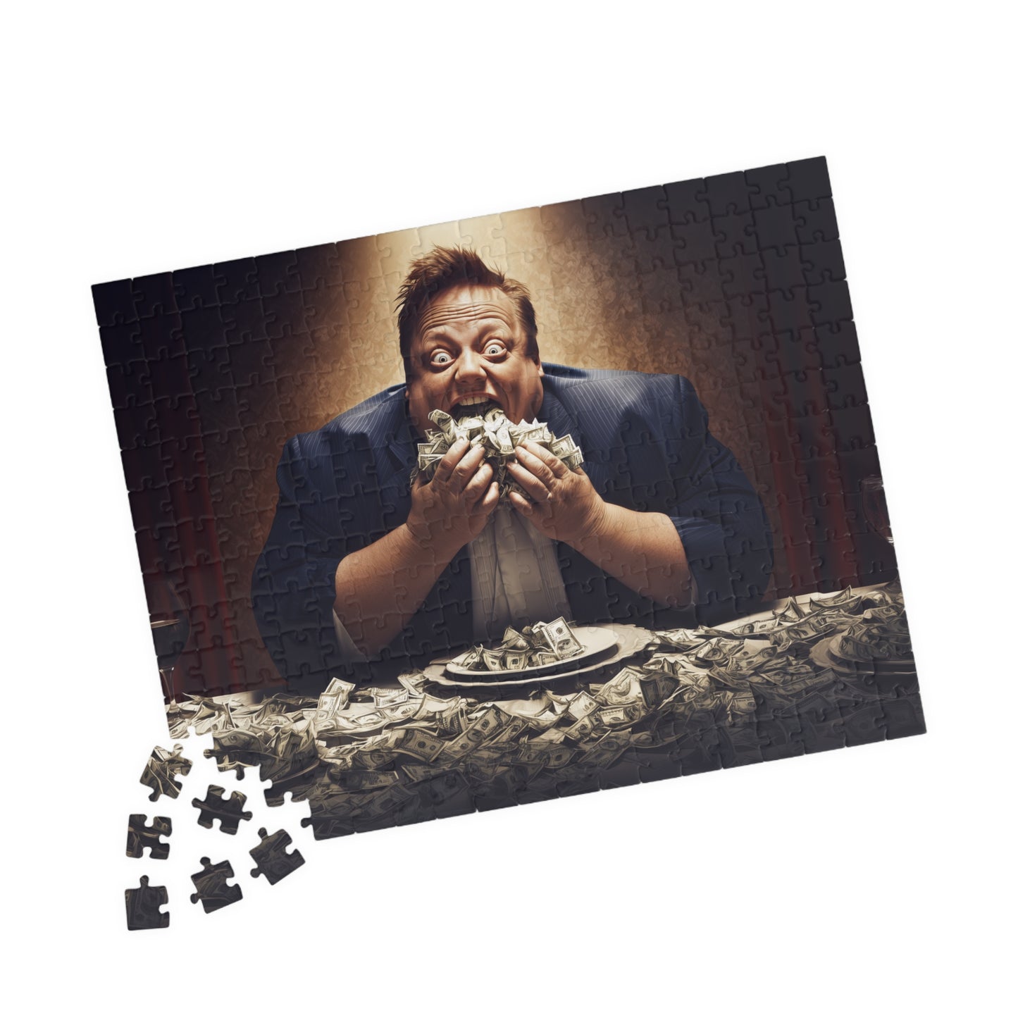 Feast of the Almighty Dollar, The Money Devourer (Jigsaw Puzzle)
