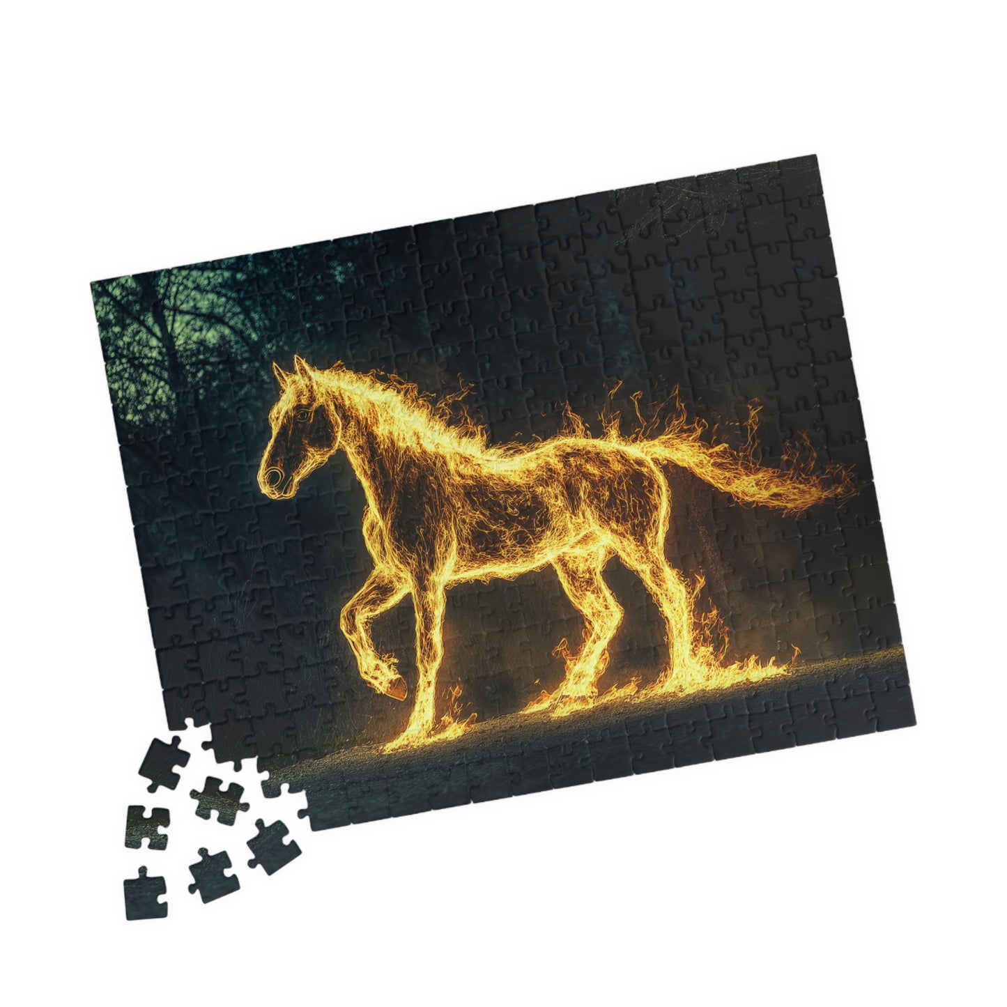 Nightmare, Horse on Fire (Jigsaw Puzzle)