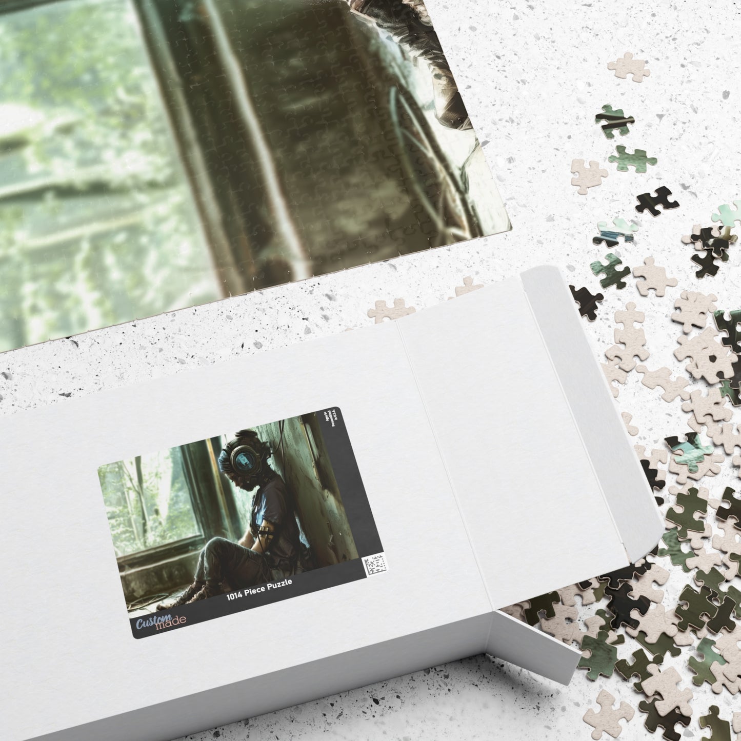 Plugged In, A Dystopian Virtual Connection (jigsaw puzzle)