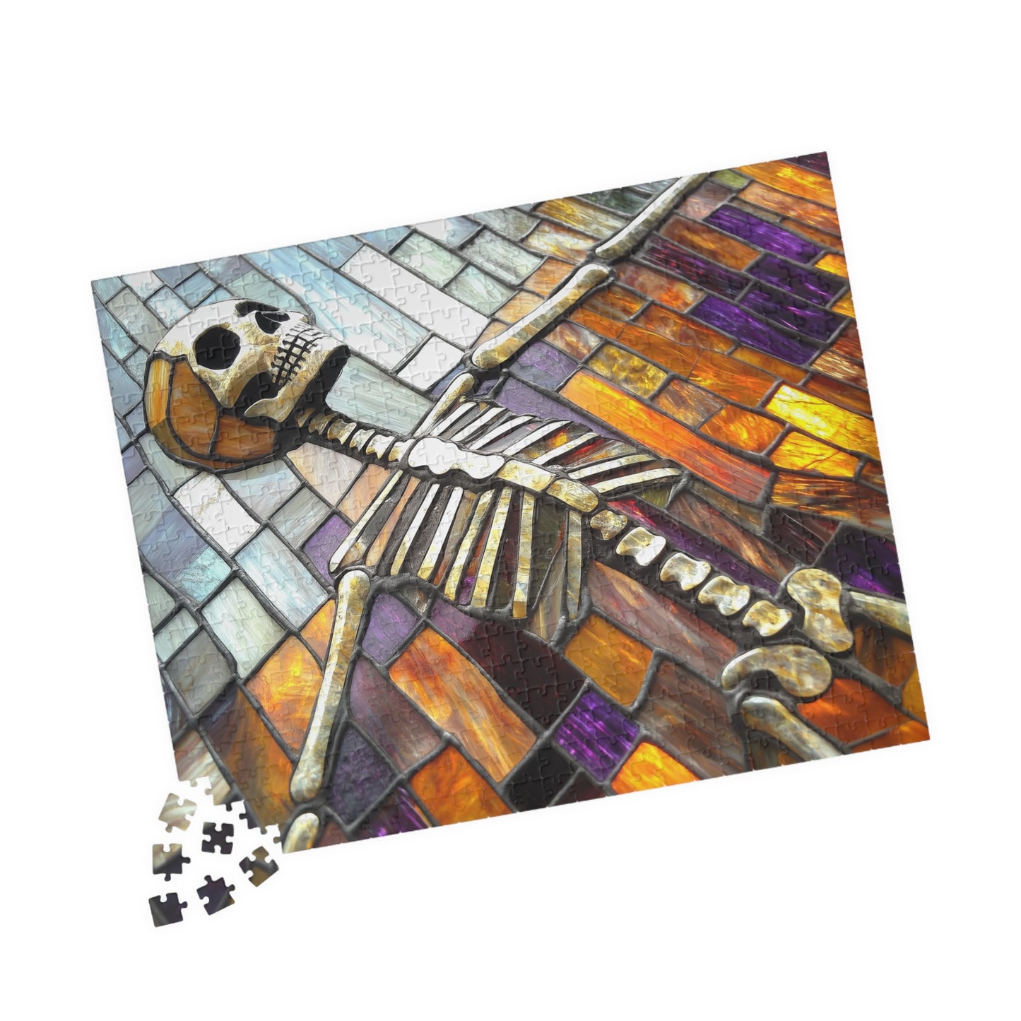 Bones of Glass, Mosaic Skeleton (Jigsaw Puzzle)
