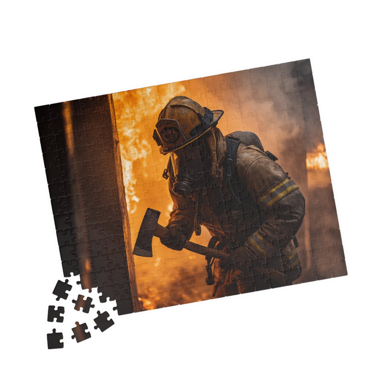 Smoke and Valor, Warrior of the Ember (Jigsaw Puzzle)