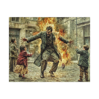 Spontaneous Combustion, A Street Show (Jigsaw Puzzle)