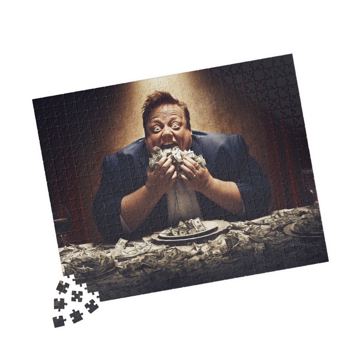 Feast of the Almighty Dollar, The Money Devourer (Jigsaw Puzzle)