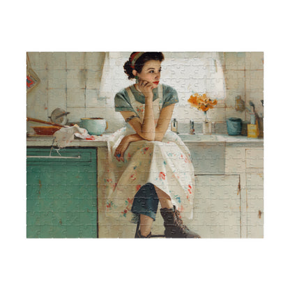 Lipstick and Leather, Good Housekeeping Gone Rogue (Jigsaw Puzzle)