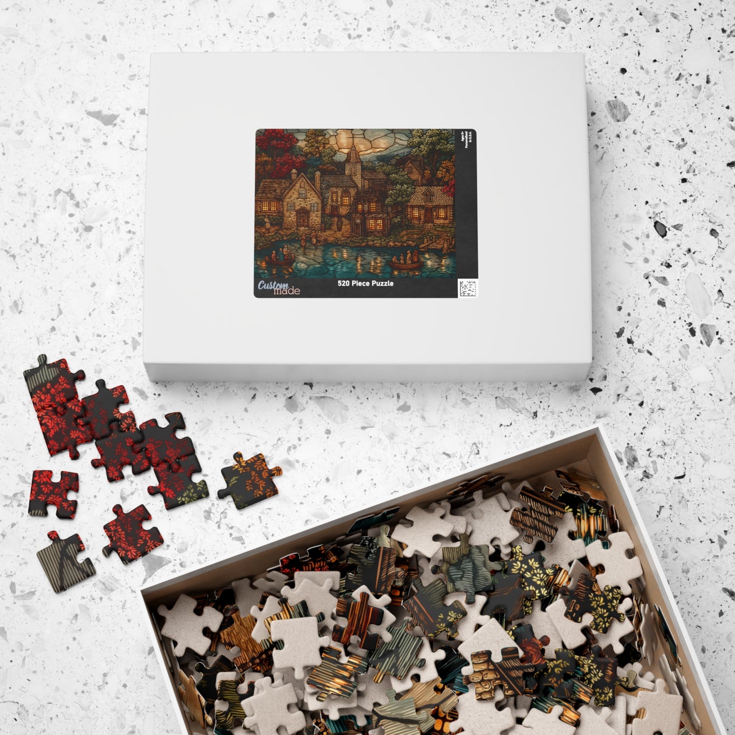 Evening in the New World, Colonial Landscape (Jigsaw Puzzle)