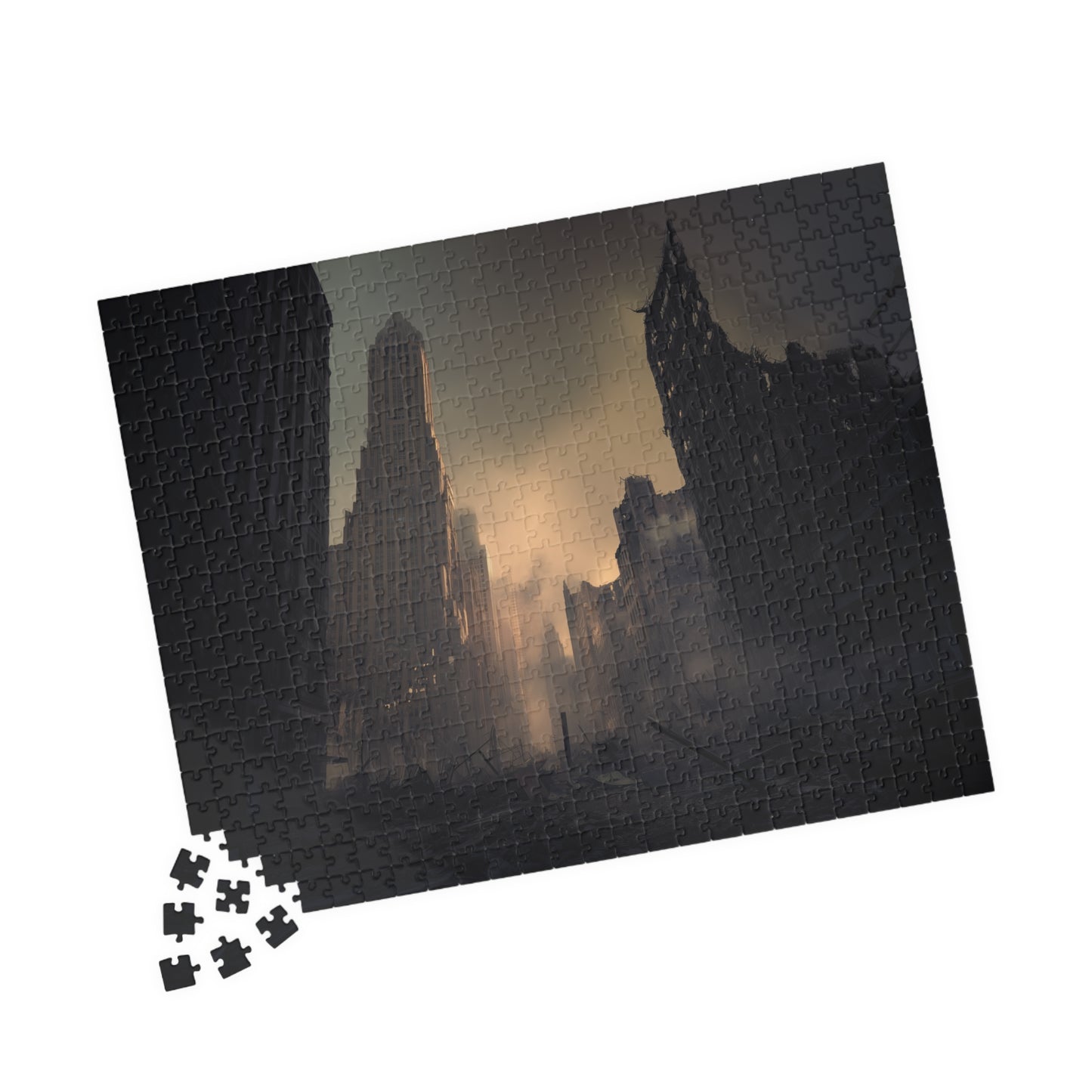 Urban Desolation, The Last Dawn of Metropolis (Jigsaw Puzzle)